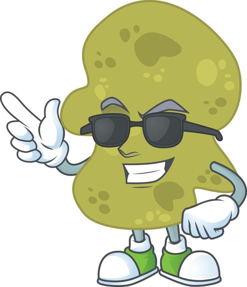 Cartoon character of verrucomicrobia vector