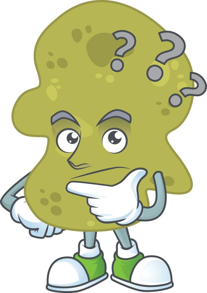 Cartoon character of verrucomicrobia vector