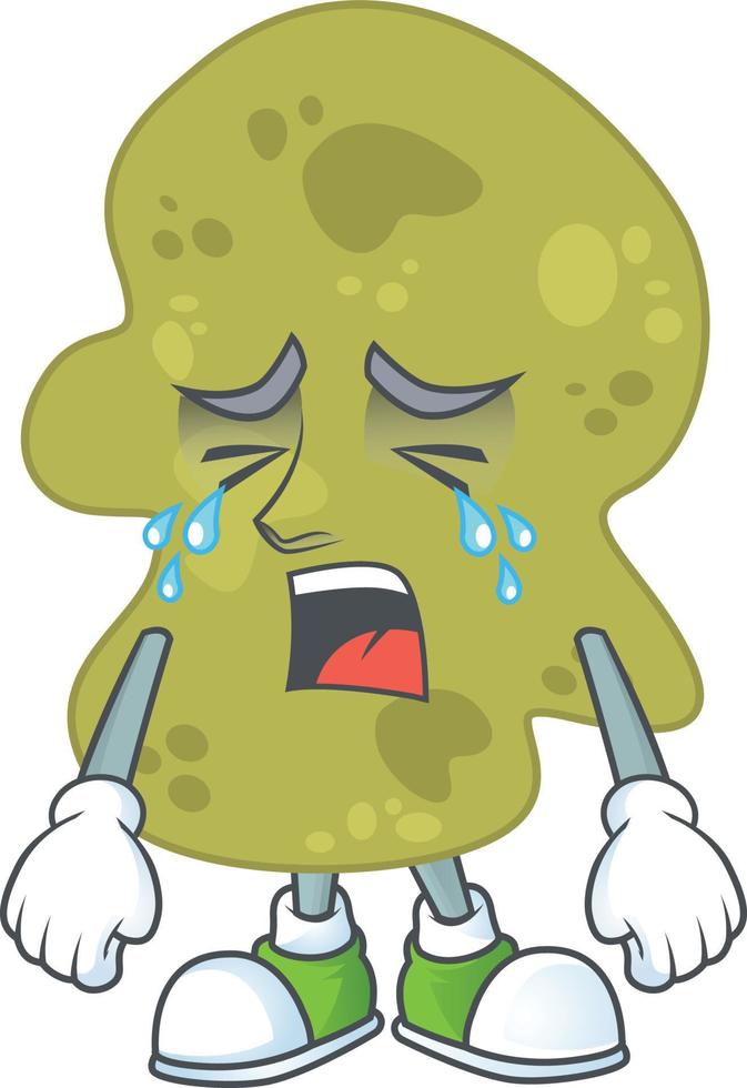 Cartoon character of verrucomicrobia vector
