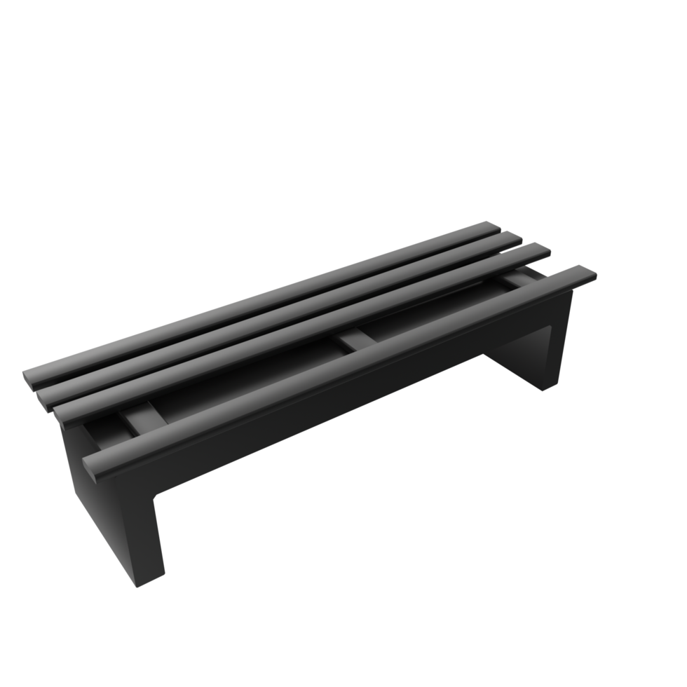 Bench isolated on transparent png