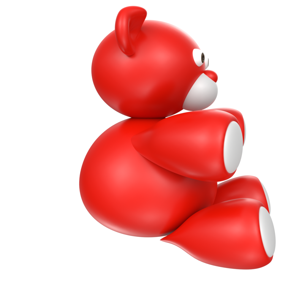 Teddy bear isolated on transparent png