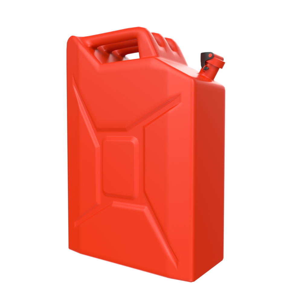 gas can isolated on transparent png