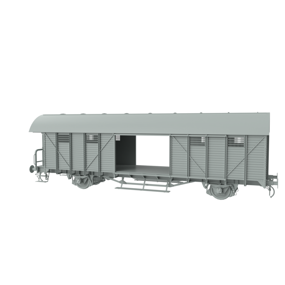 Train vagon isolated on transparent png