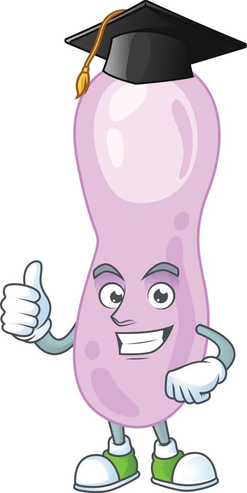 Cartoon character of clostridium botulinum vector