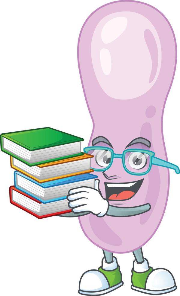 Cartoon character of clostridium botulinum vector