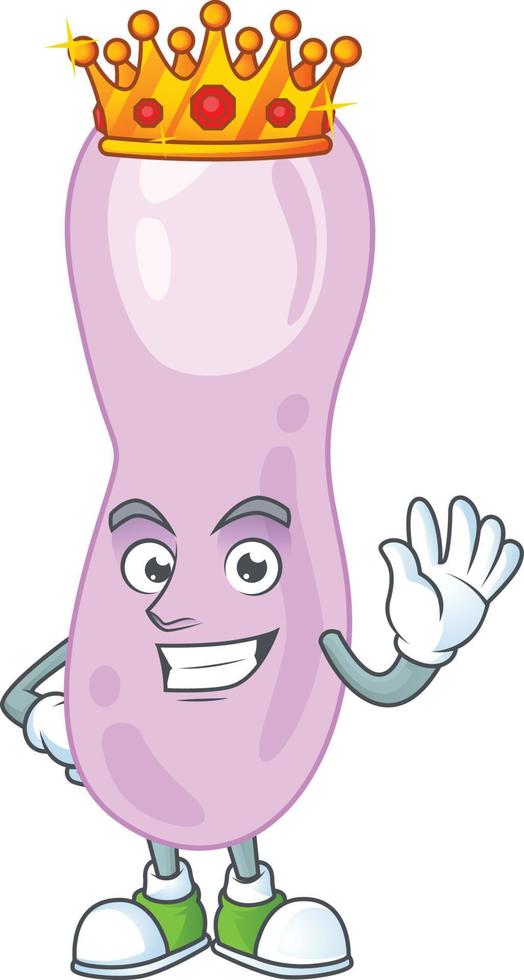 Cartoon character of clostridium botulinum vector