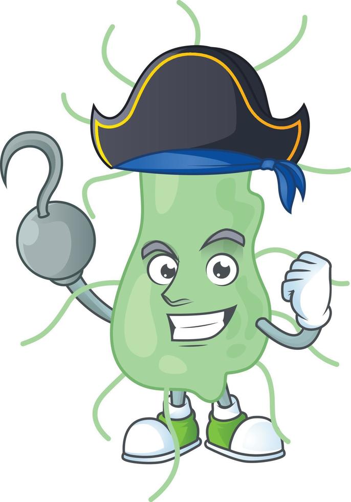 Cartoon character of salmonella vector