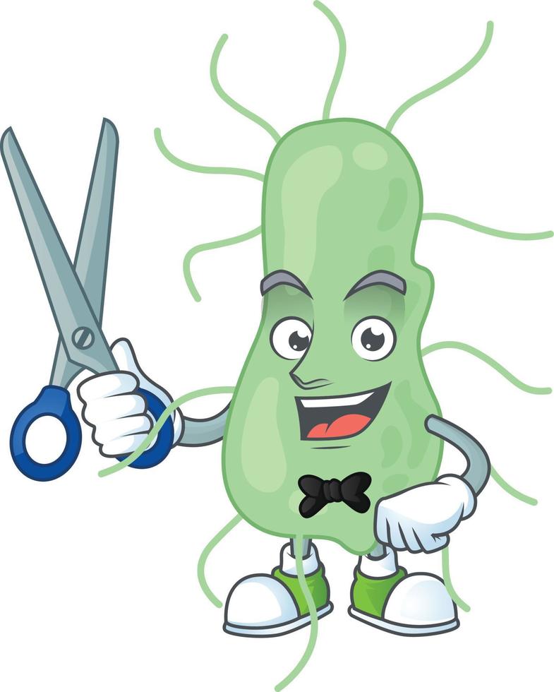 Cartoon character of salmonella vector