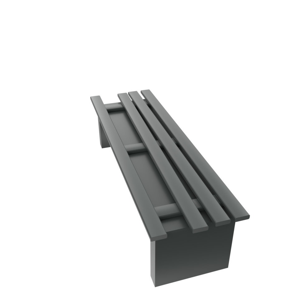 Bench isolated on transparent png