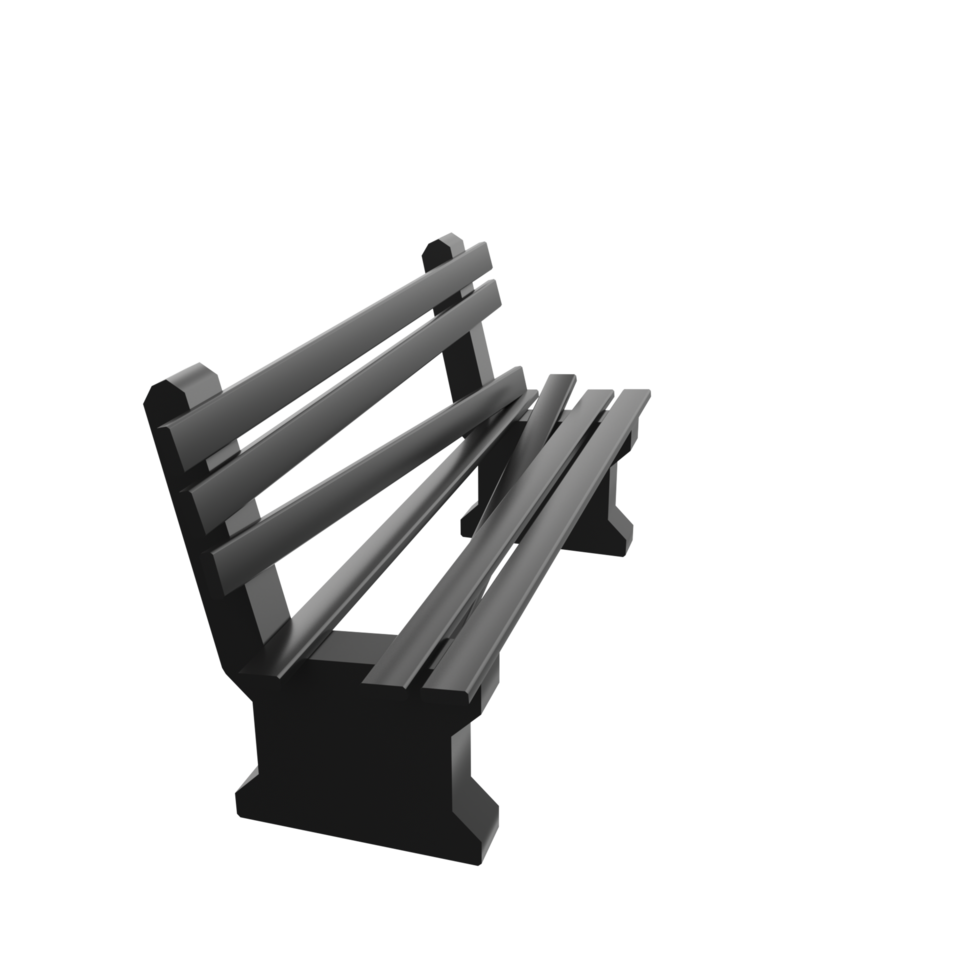 Bench isolated on transparent png
