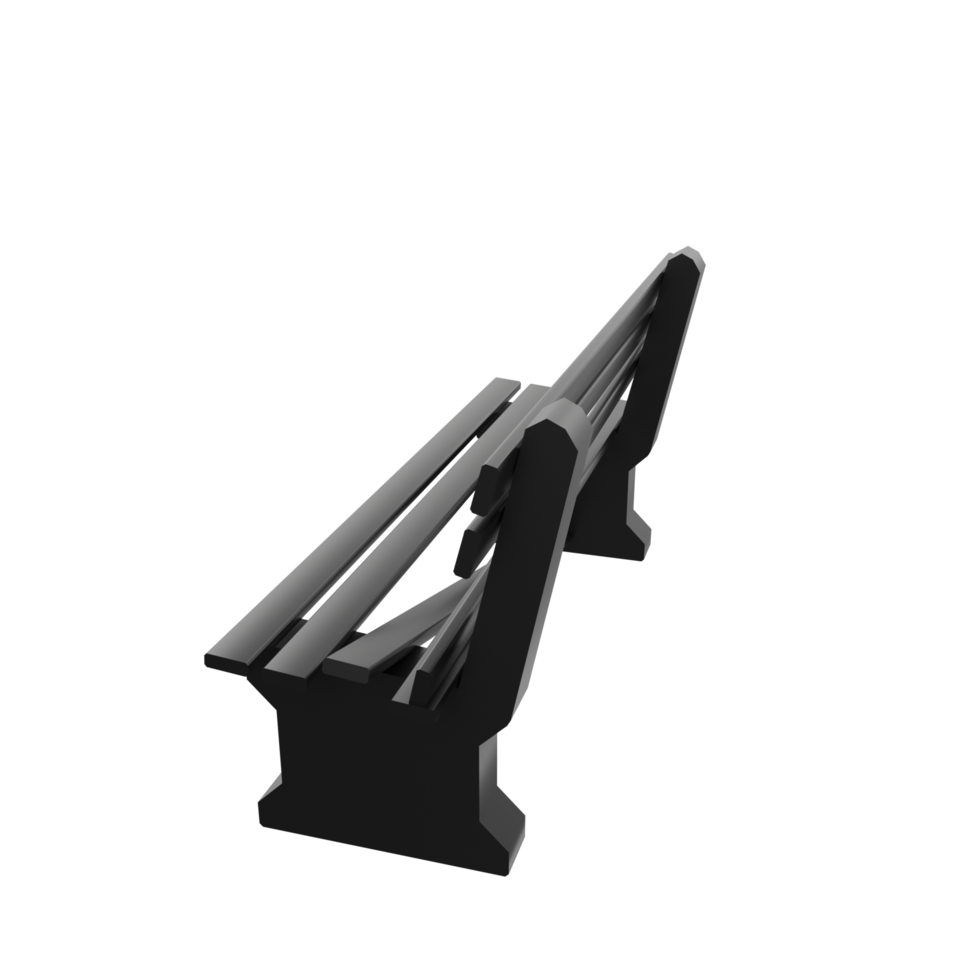 Bench isolated on transparent png