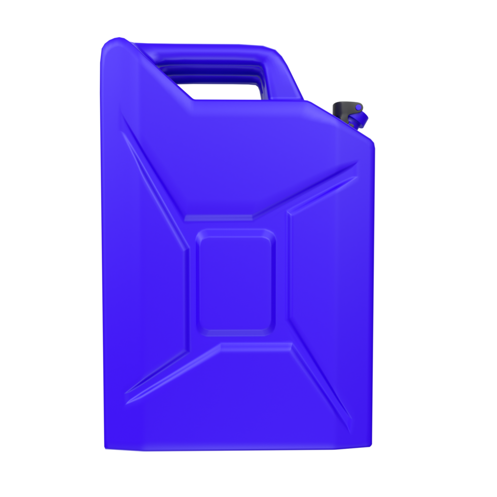 gas can isolated on transparent png