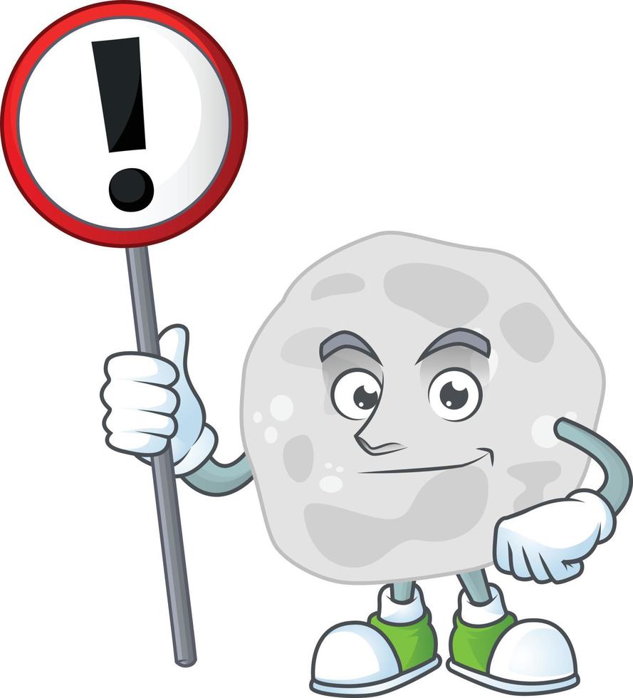Cartoon character of fibrobacteres vector