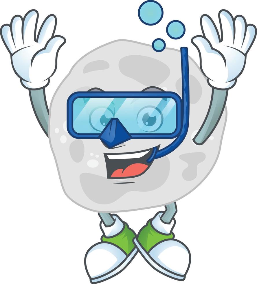 Cartoon character of fibrobacteres vector