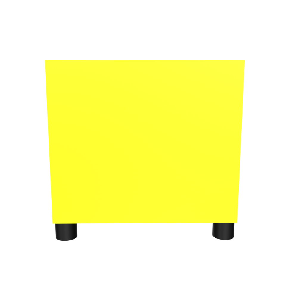 Nightstand isolated on transparent png