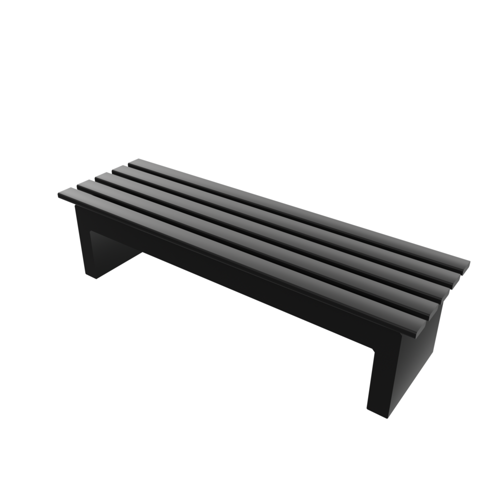 banc isolé sur transparent png