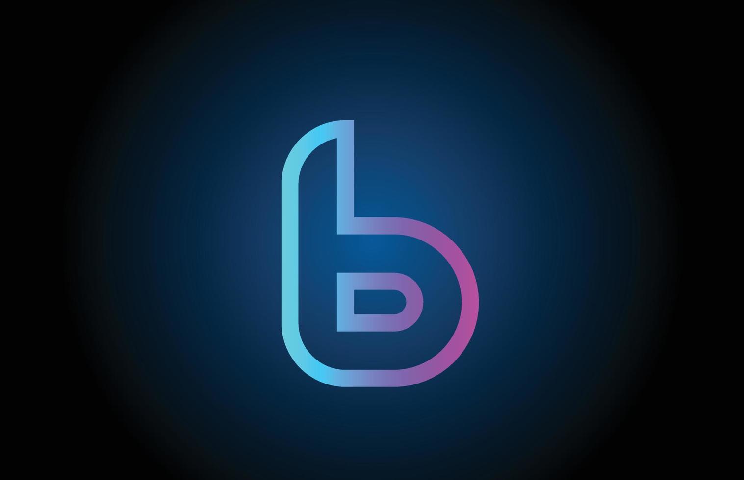 pink line 6 number logo icon design. Creative template for business and company vector