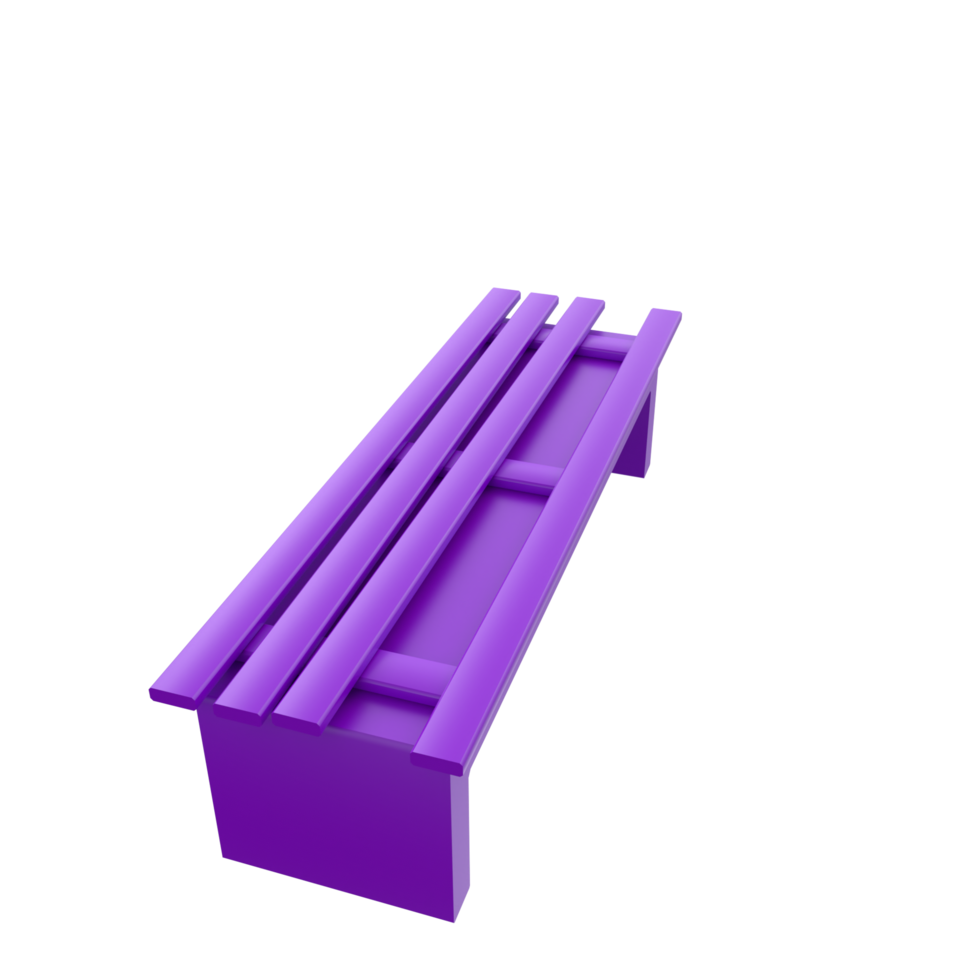 Bench isolated on transparent png