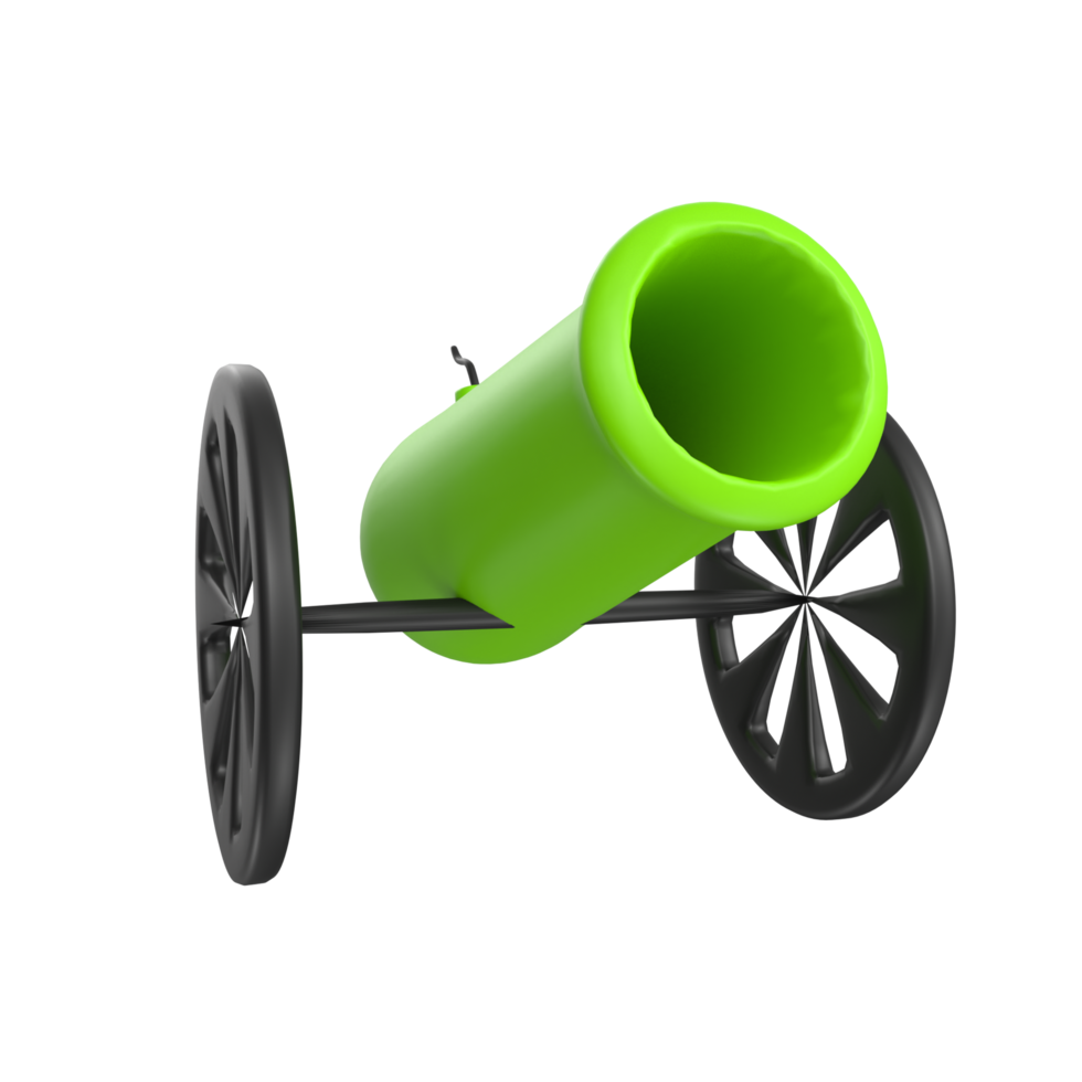 Cannon isolated on transparent png