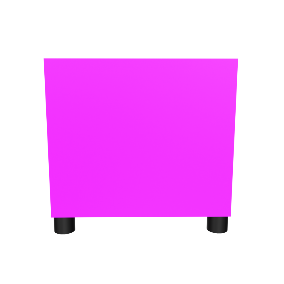 Nightstand isolated on transparent png