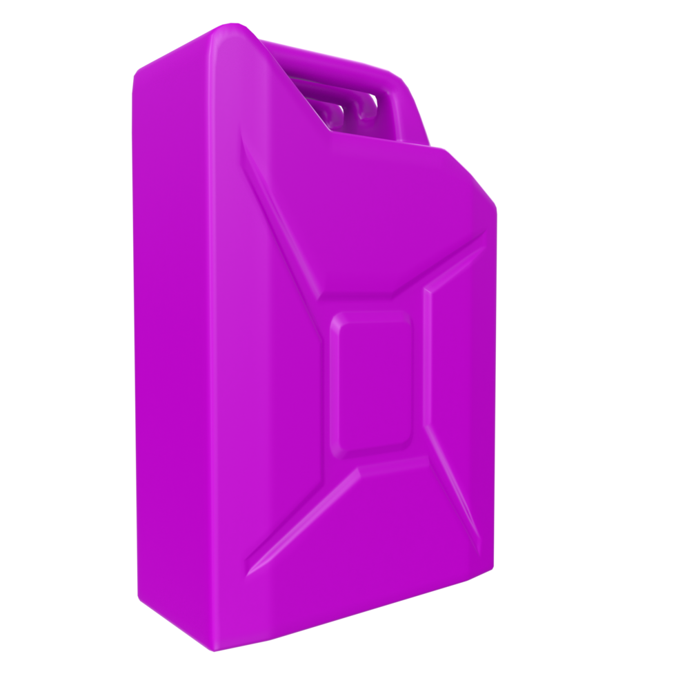 gas can isolated on transparent png