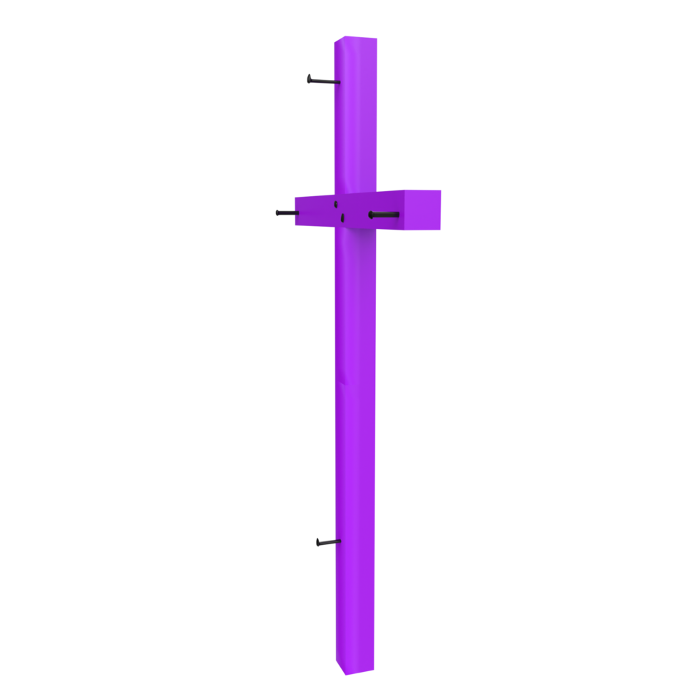 Jesus cross isolated on transparent png