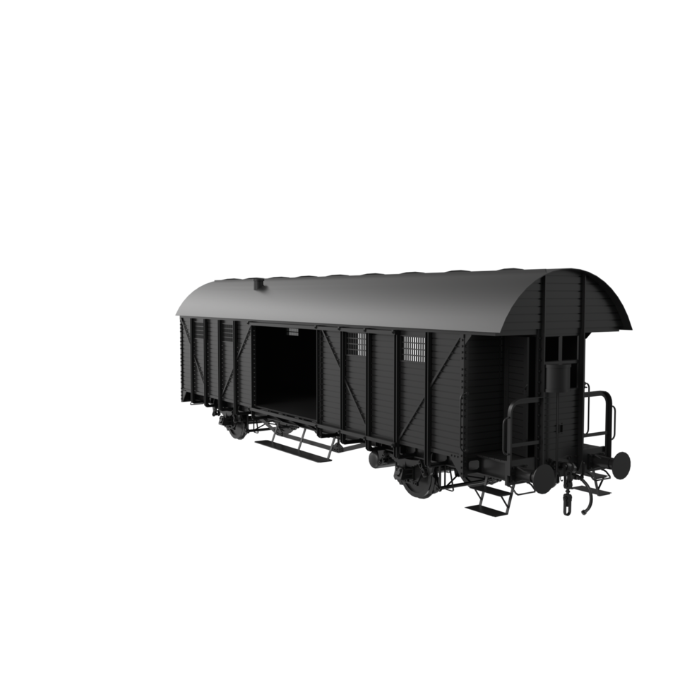 Train vagon isolated on transparent png