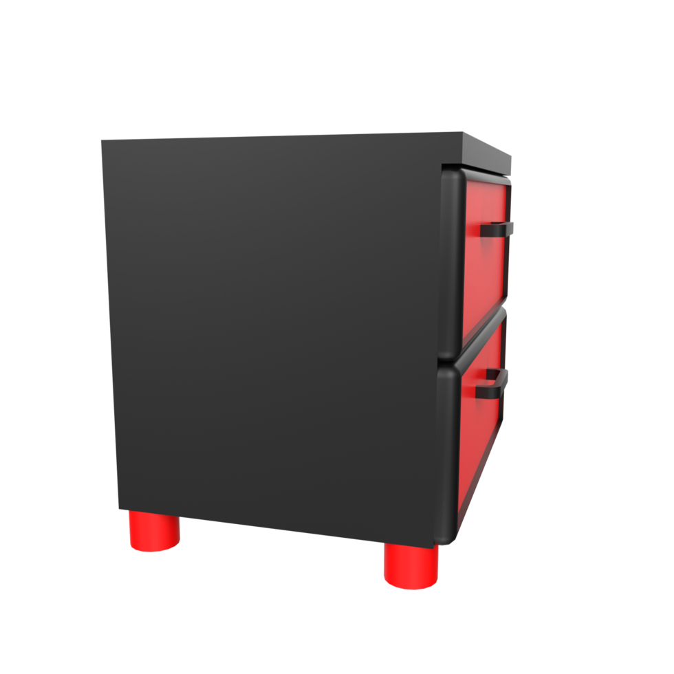 Nightstand isolated on transparent png