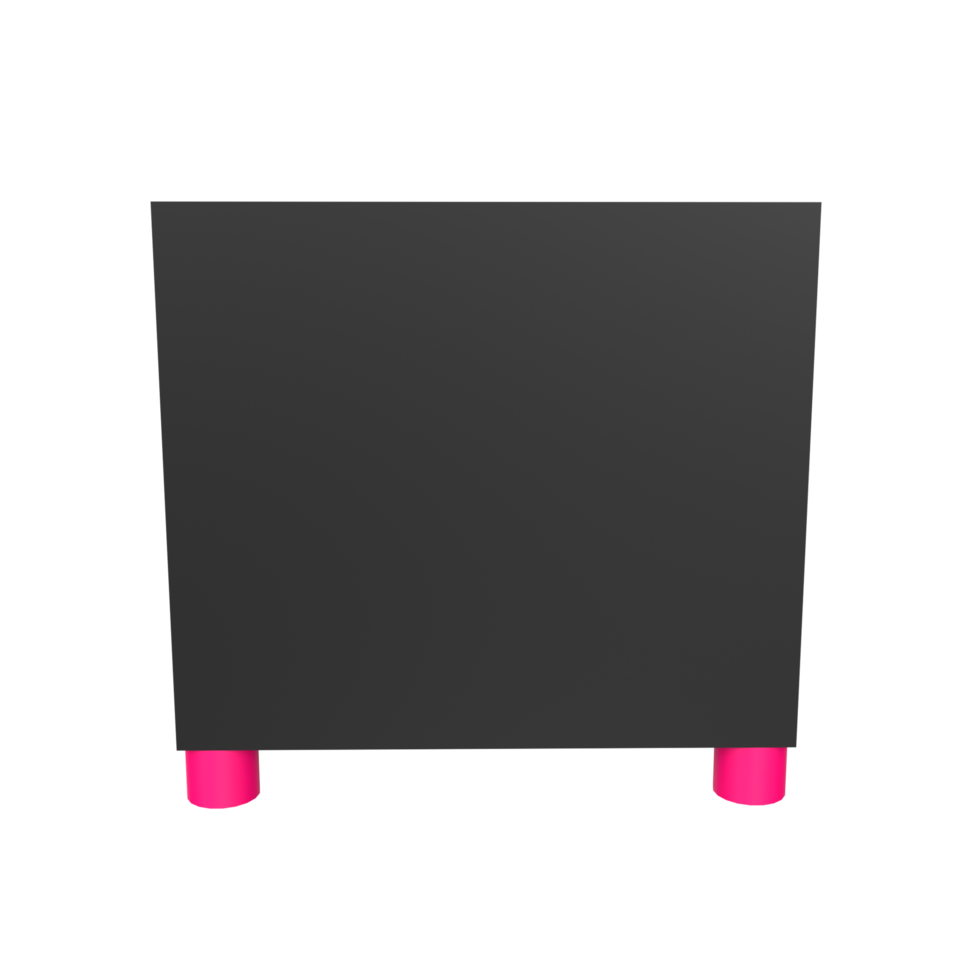 Nightstand isolated on transparent png