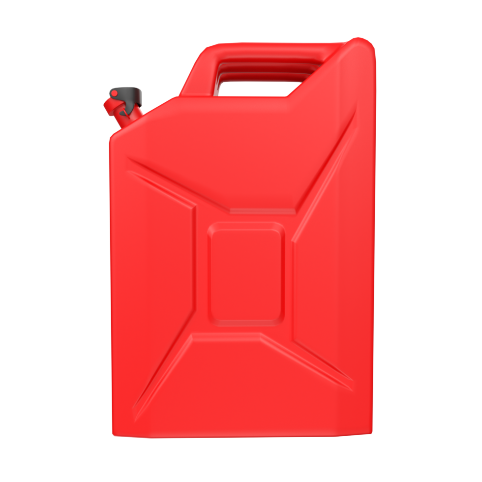 gas can isolated on transparent png