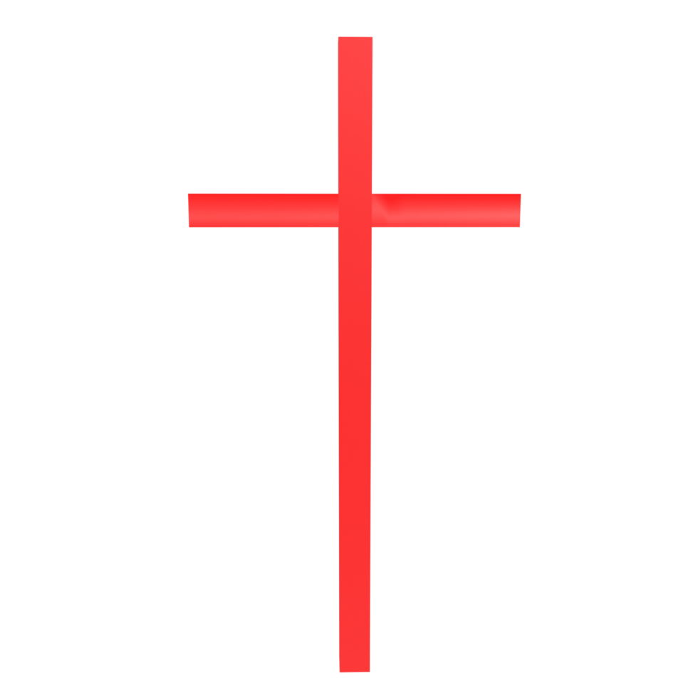 Jesus cross isolated on transparent png