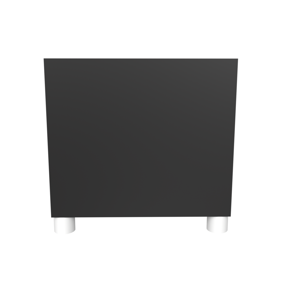 Nightstand isolated on transparent png