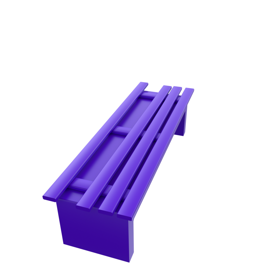 Bench isolated on transparent png