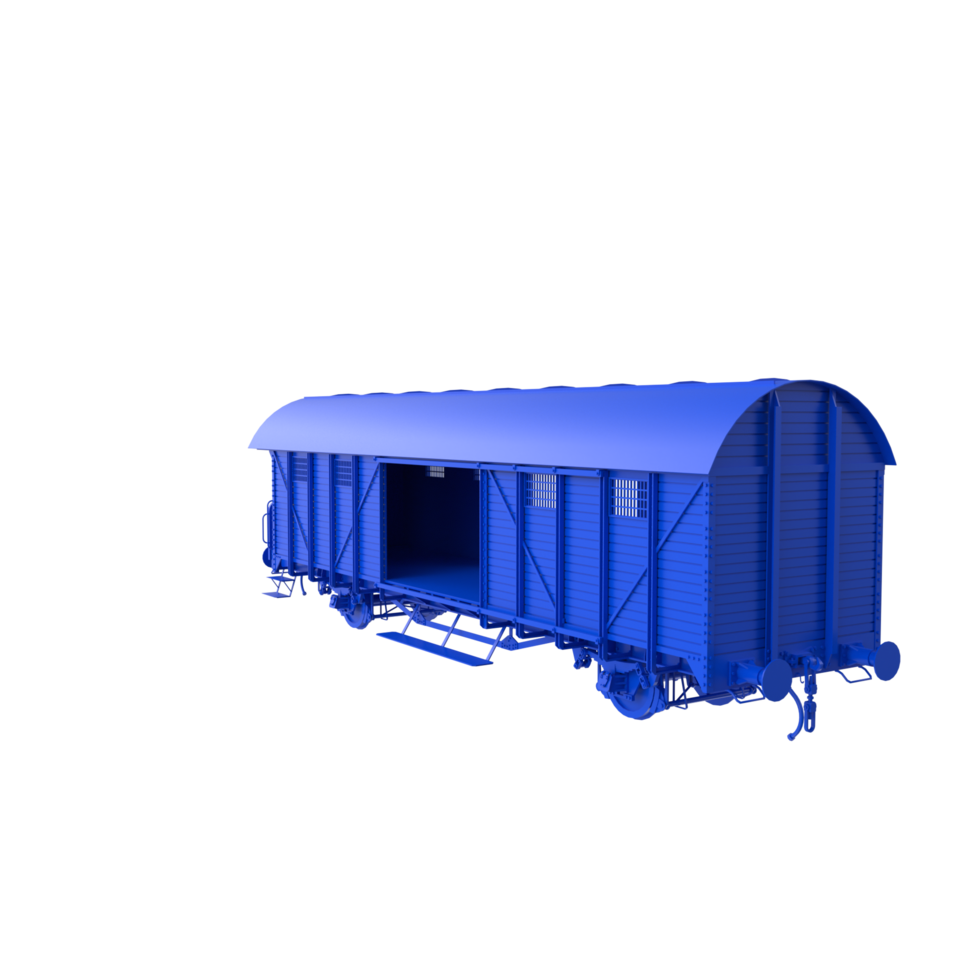 Train vagon isolated on transparent png