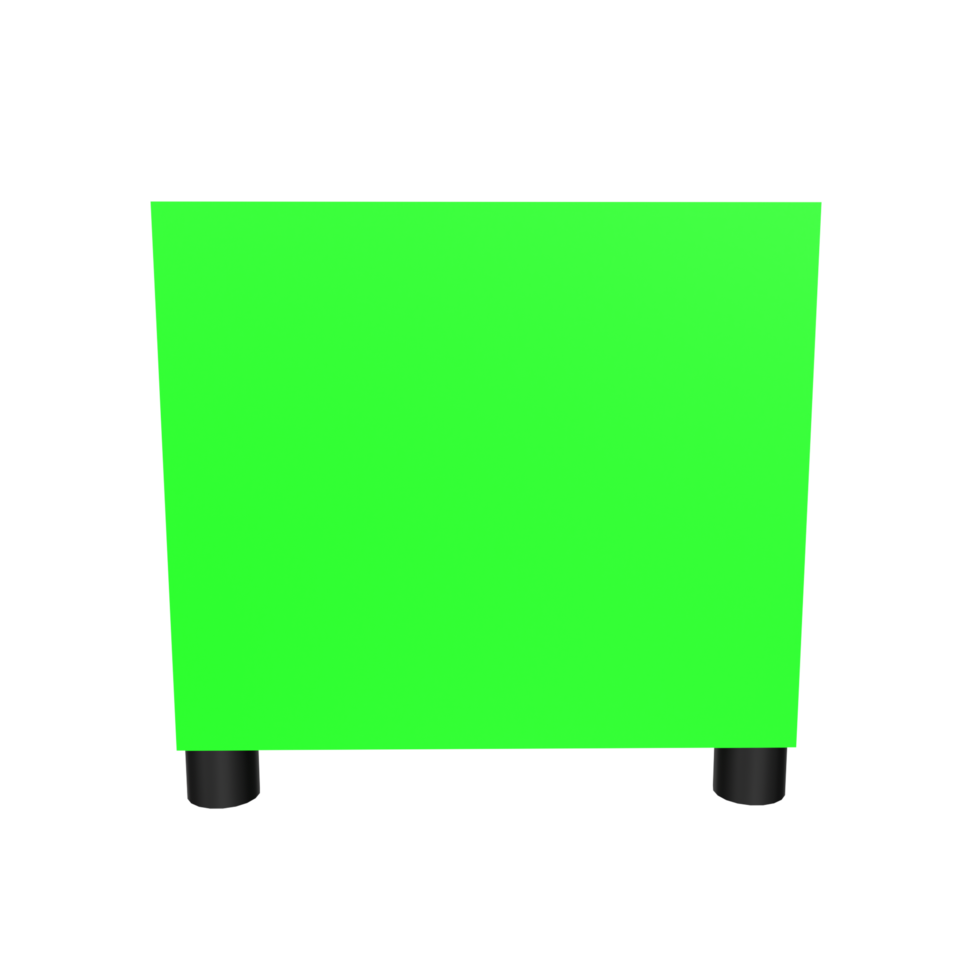 Nightstand isolated on transparent png