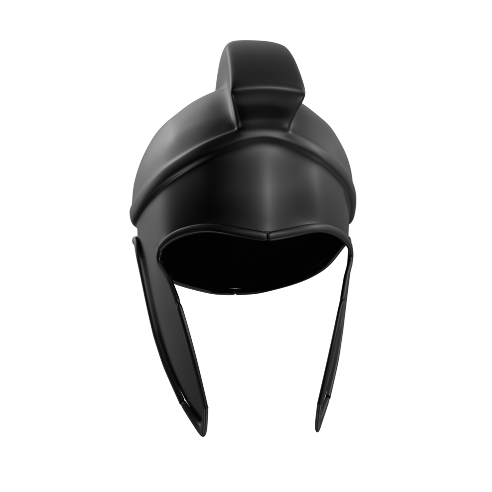 Spartan helmet isolated on transparent png