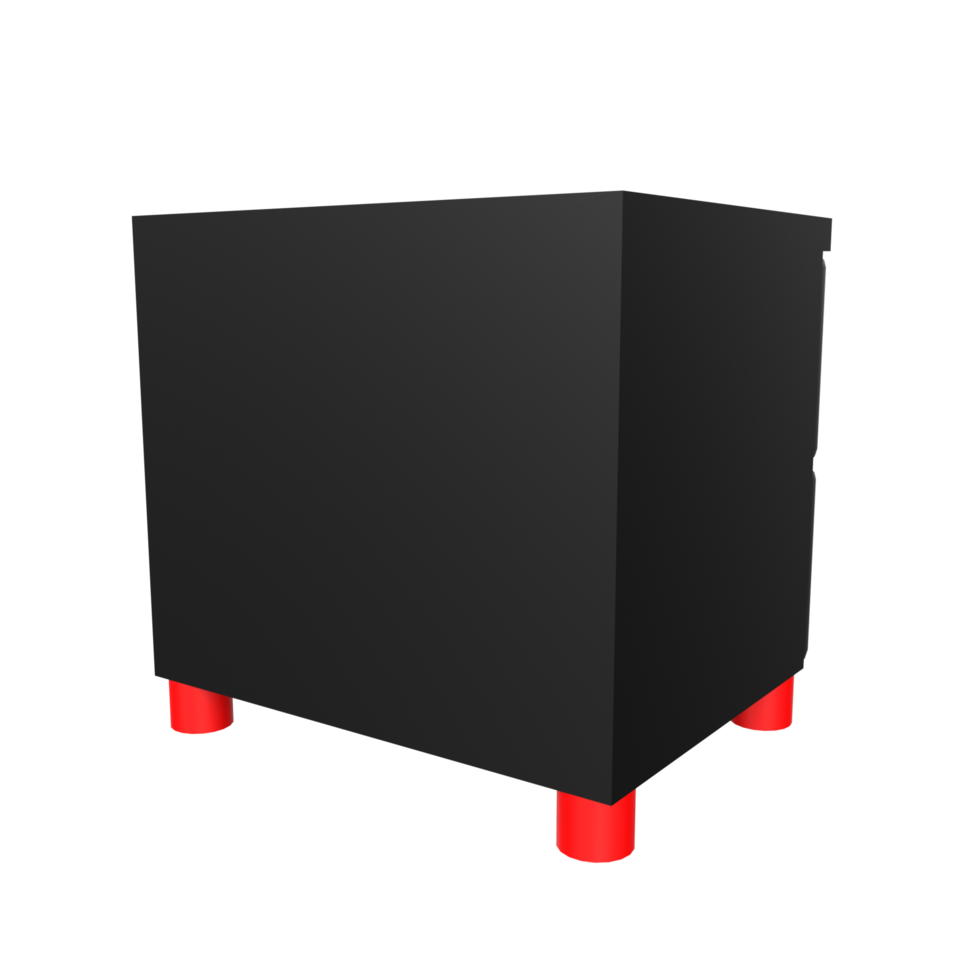 Nightstand isolated on transparent png