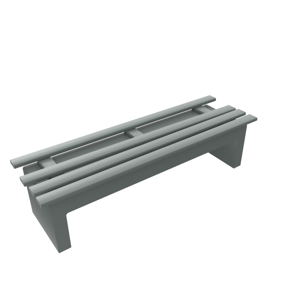 Bench isolated on transparent png
