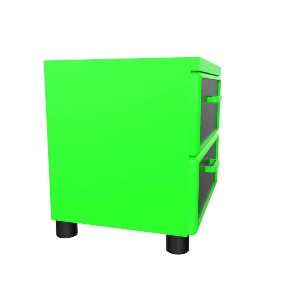 Nightstand isolated on transparent png