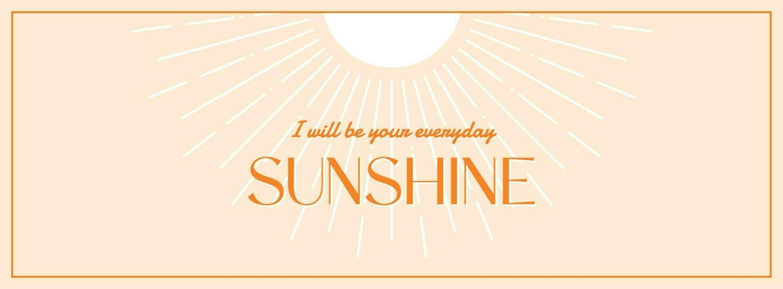 Sunshine Facebook Cover Template