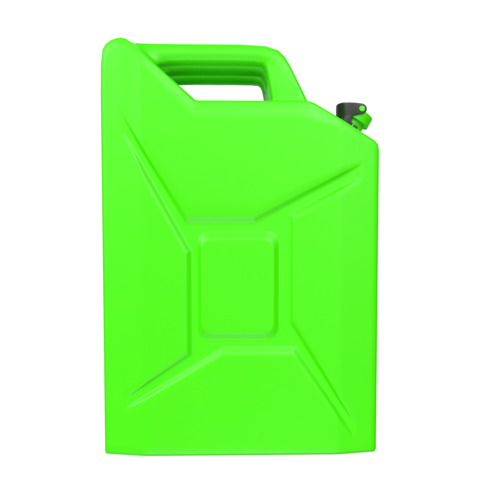 gas can isolated on transparent png