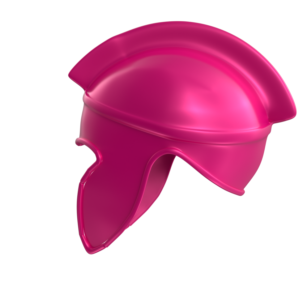 Spartan helmet isolated on transparent png