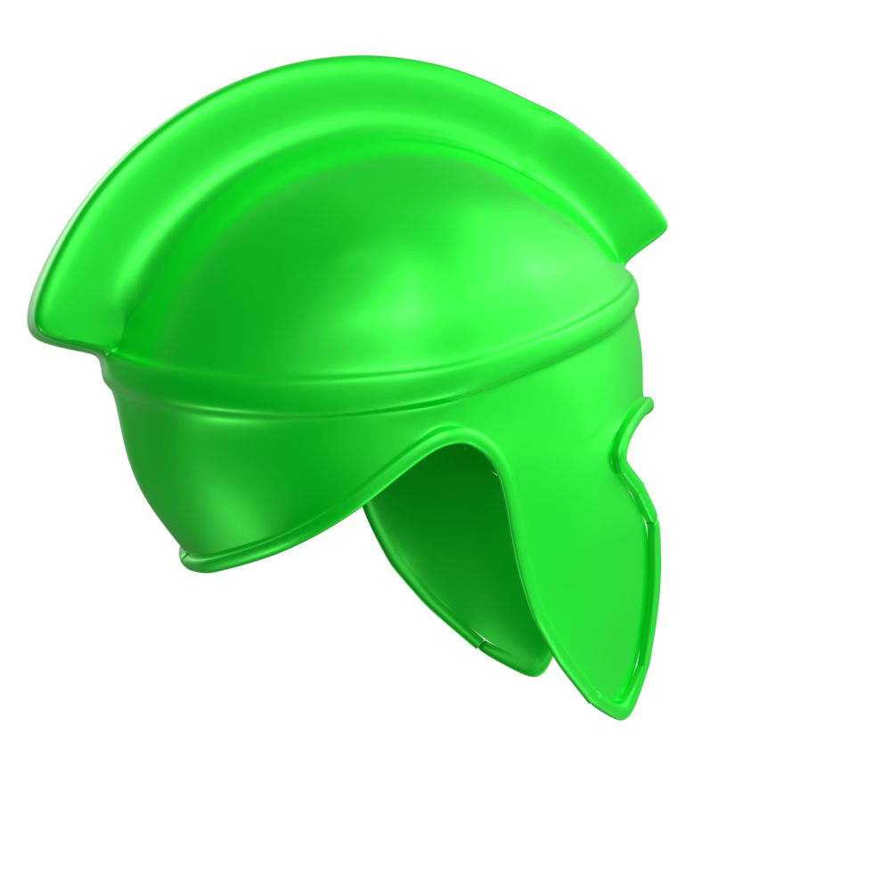 Spartan helmet isolated on transparent png