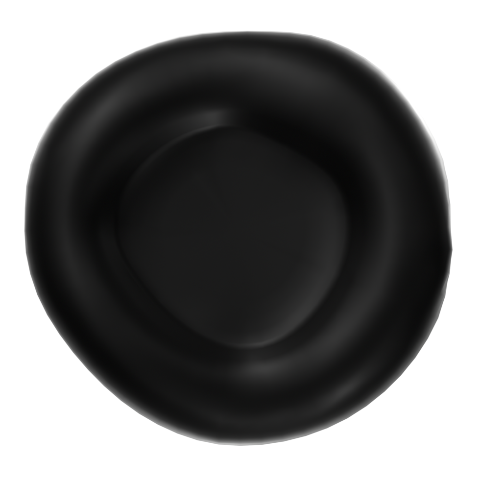 Blood cell isolated on transparent png