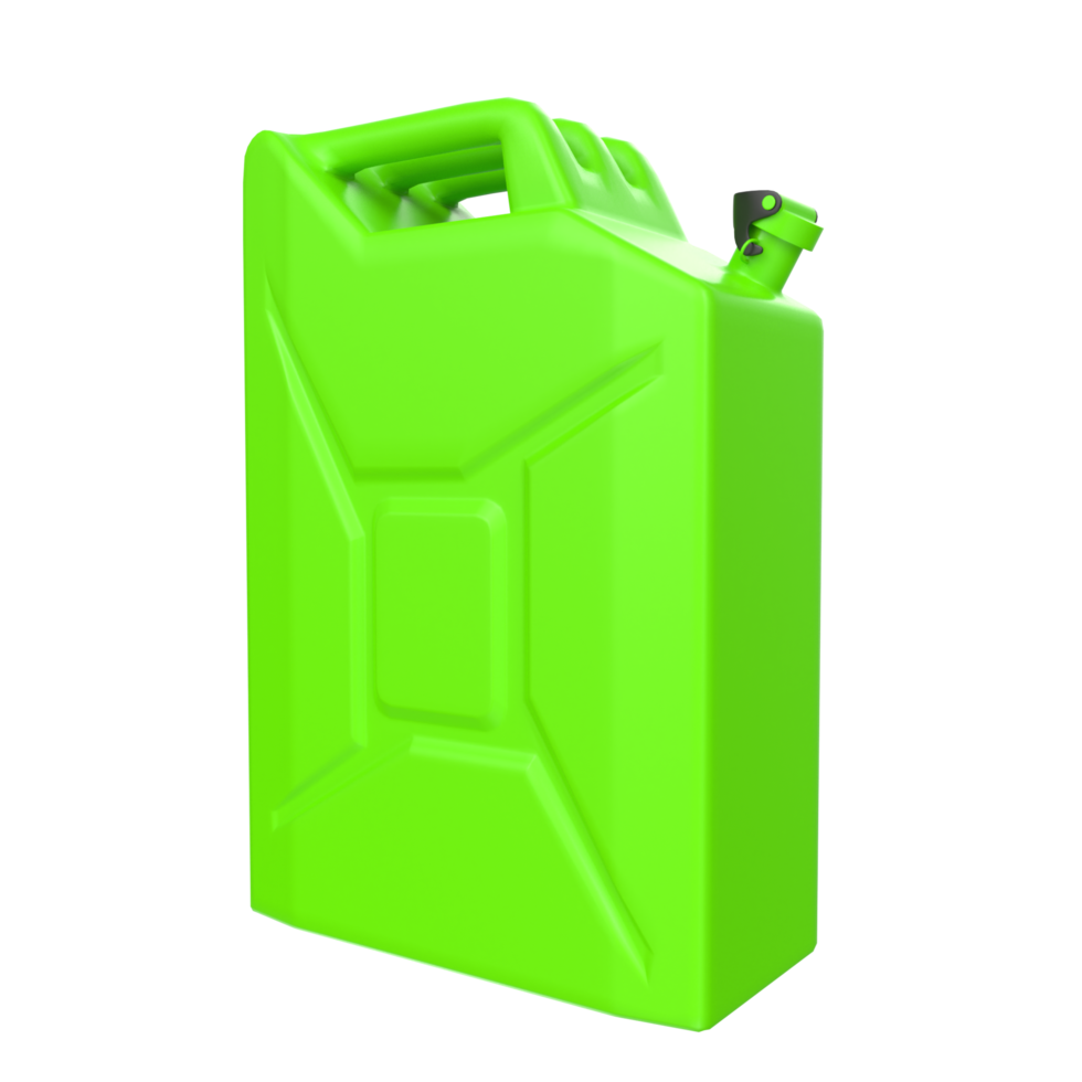 gas can isolated on transparent png