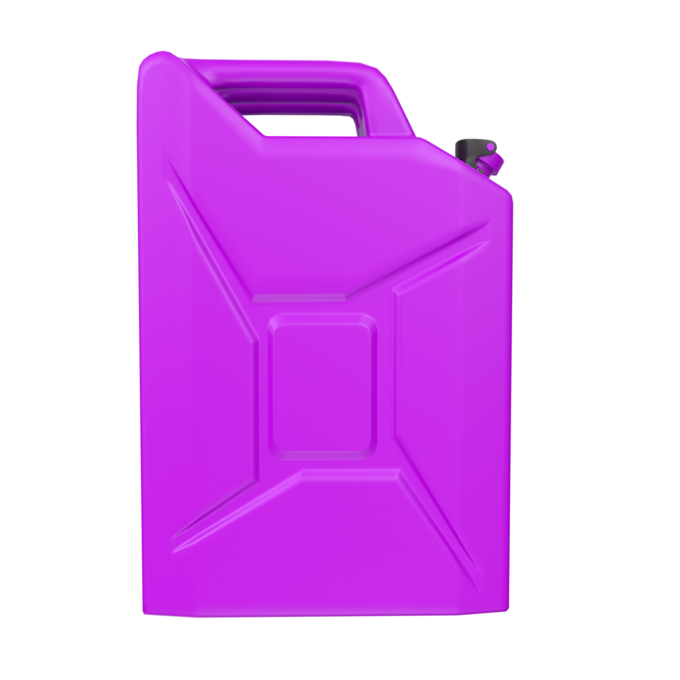 gas can isolated on transparent png