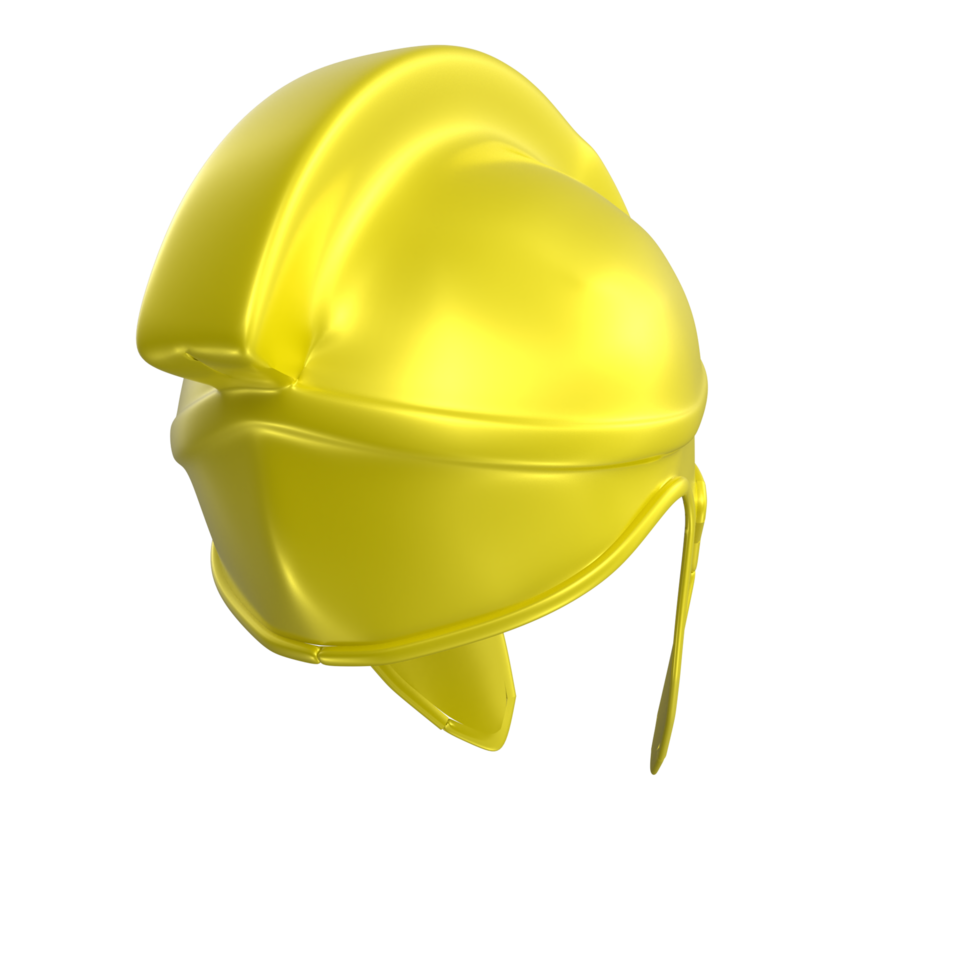 Spartan helmet isolated on transparent png