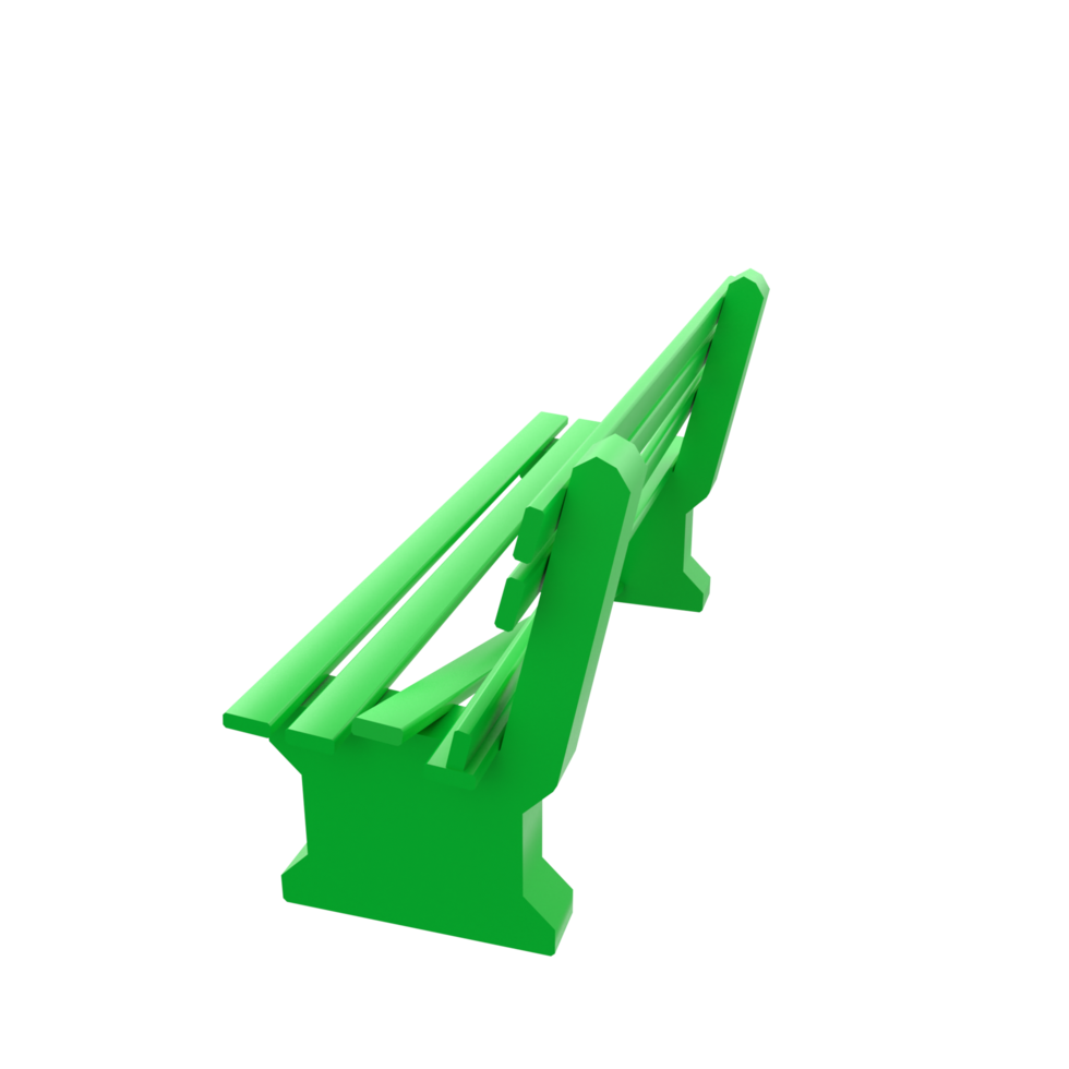 Bench isolated on transparent png