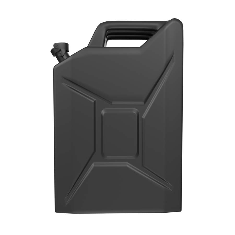 gas can isolated on transparent png