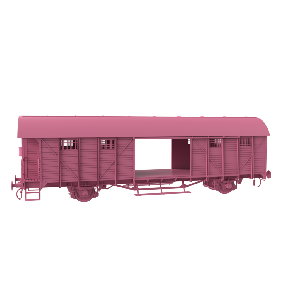 Train vagon isolated on transparent png